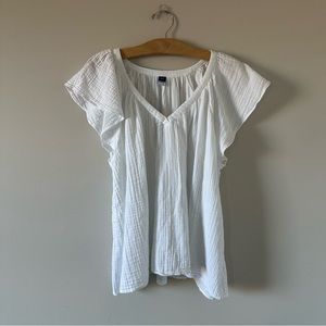 Old Navy Flare Sleeve V Neck Blouse